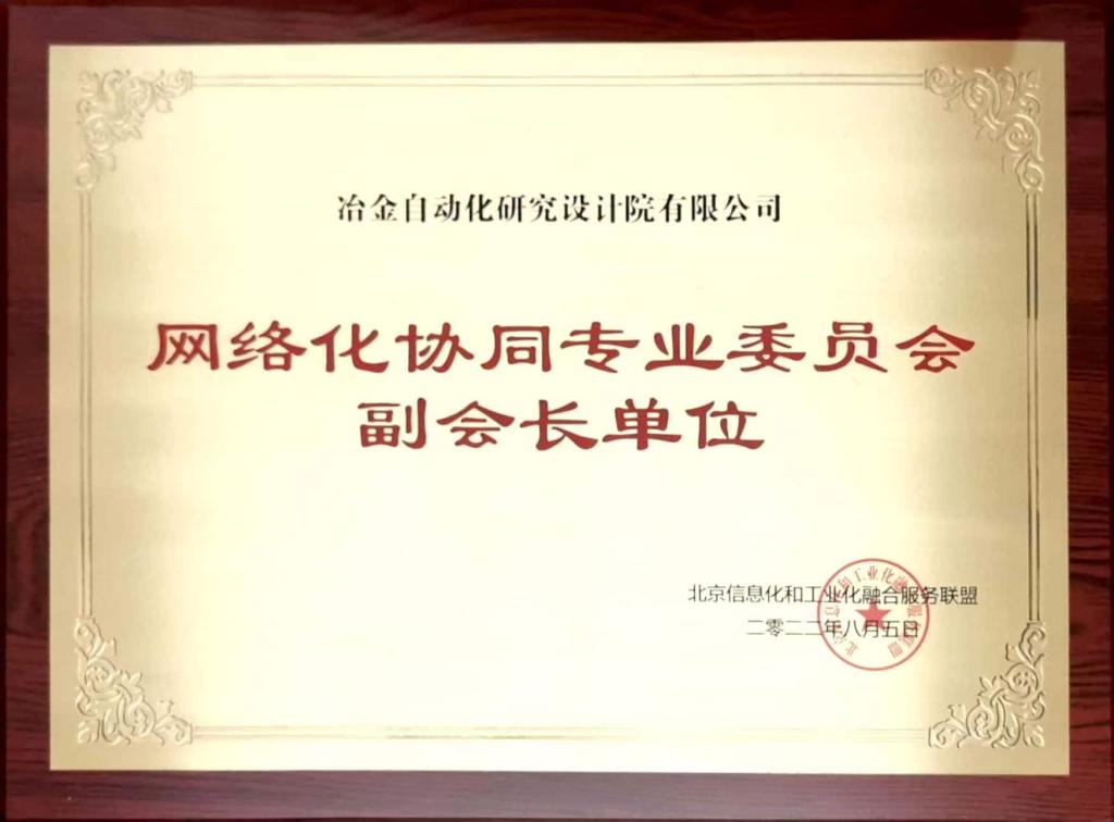 網(wǎng)絡(luò)化協(xié)同專業(yè)委員會副會長單位